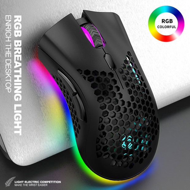 Rechargeable LED Light Gaming Mouse